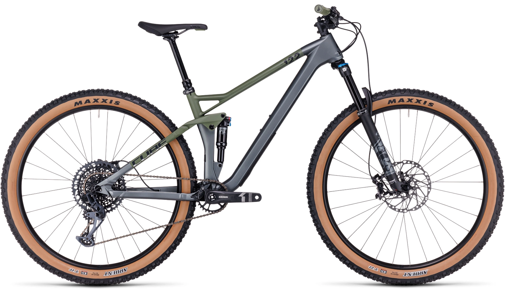 Cube Stereo ONE22 HPC TM - Flash Grey/Olive